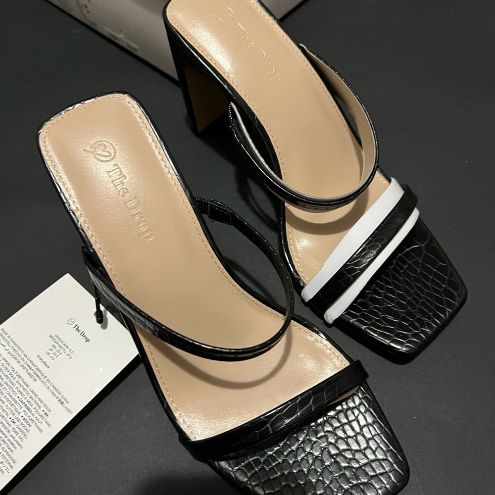 Black Women's Heeled Sandals